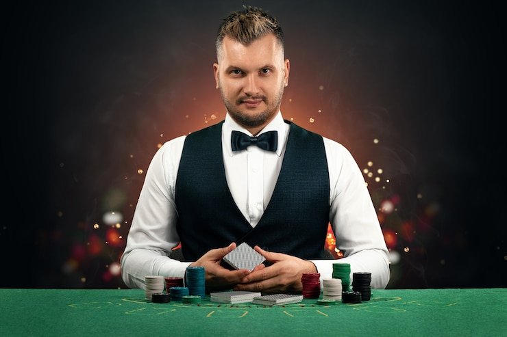 CQ9 live dealer studio with multi-camera feed on demo playstar